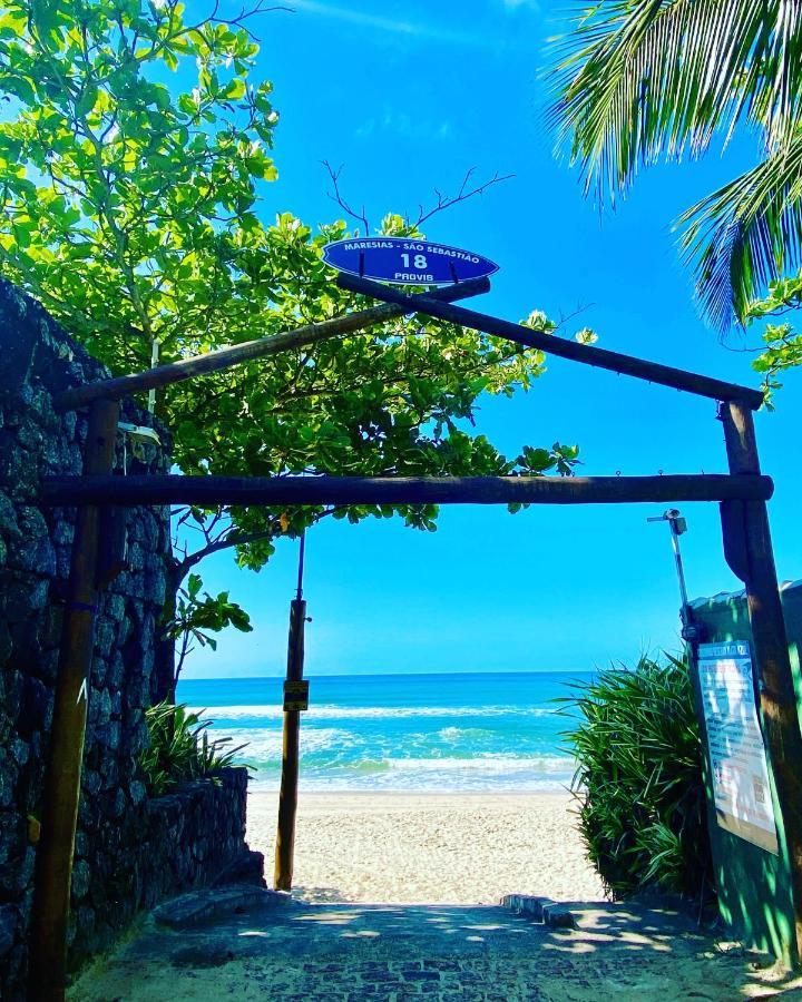 Maresias, Chale H29 Em Condominio De Frente A Entrada 18 Da Praia E Dentro Da Mata Atlantica Sao Sebastiao  Exteriör bild